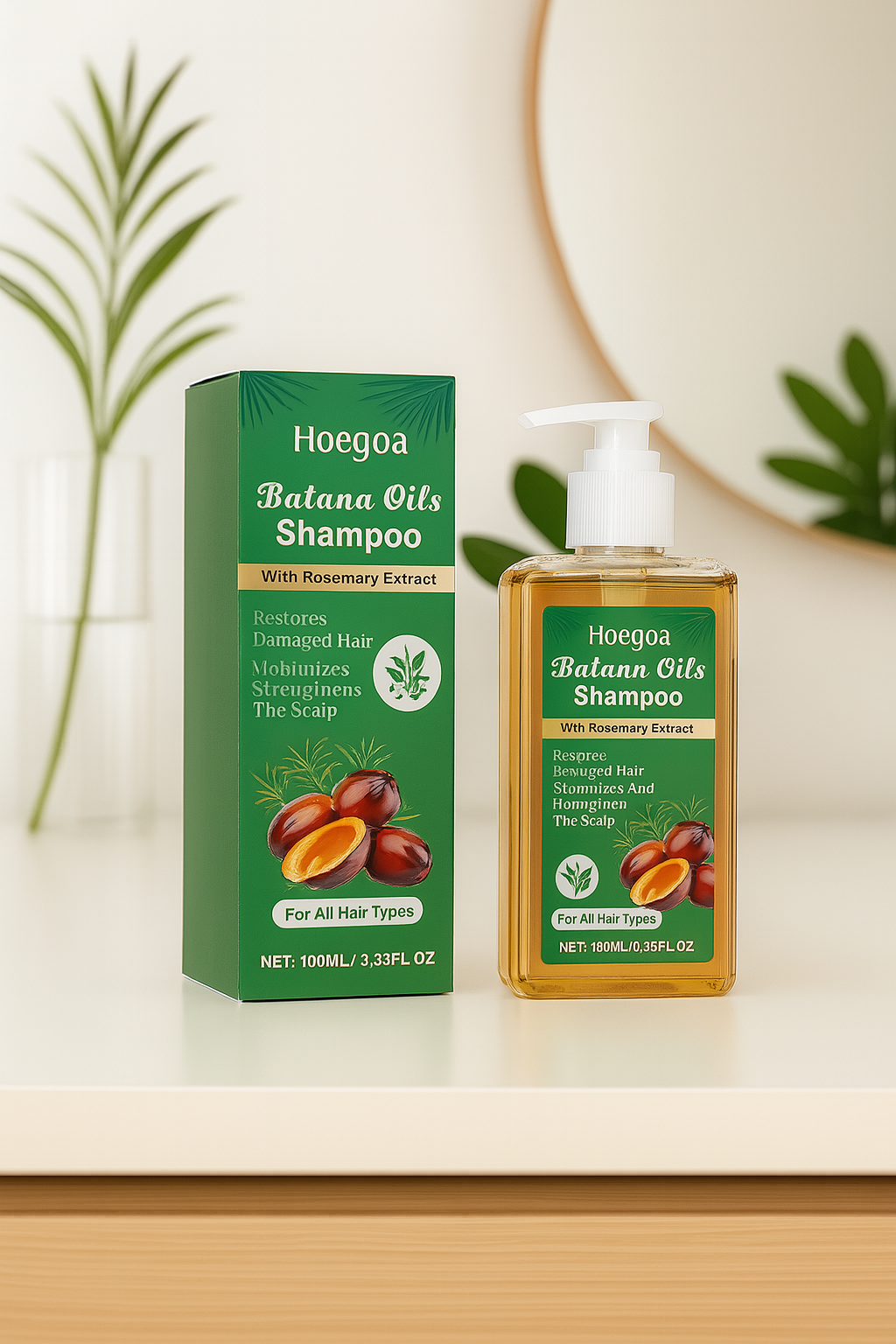 Hoegoa Batana Oil Shampoo con Romero