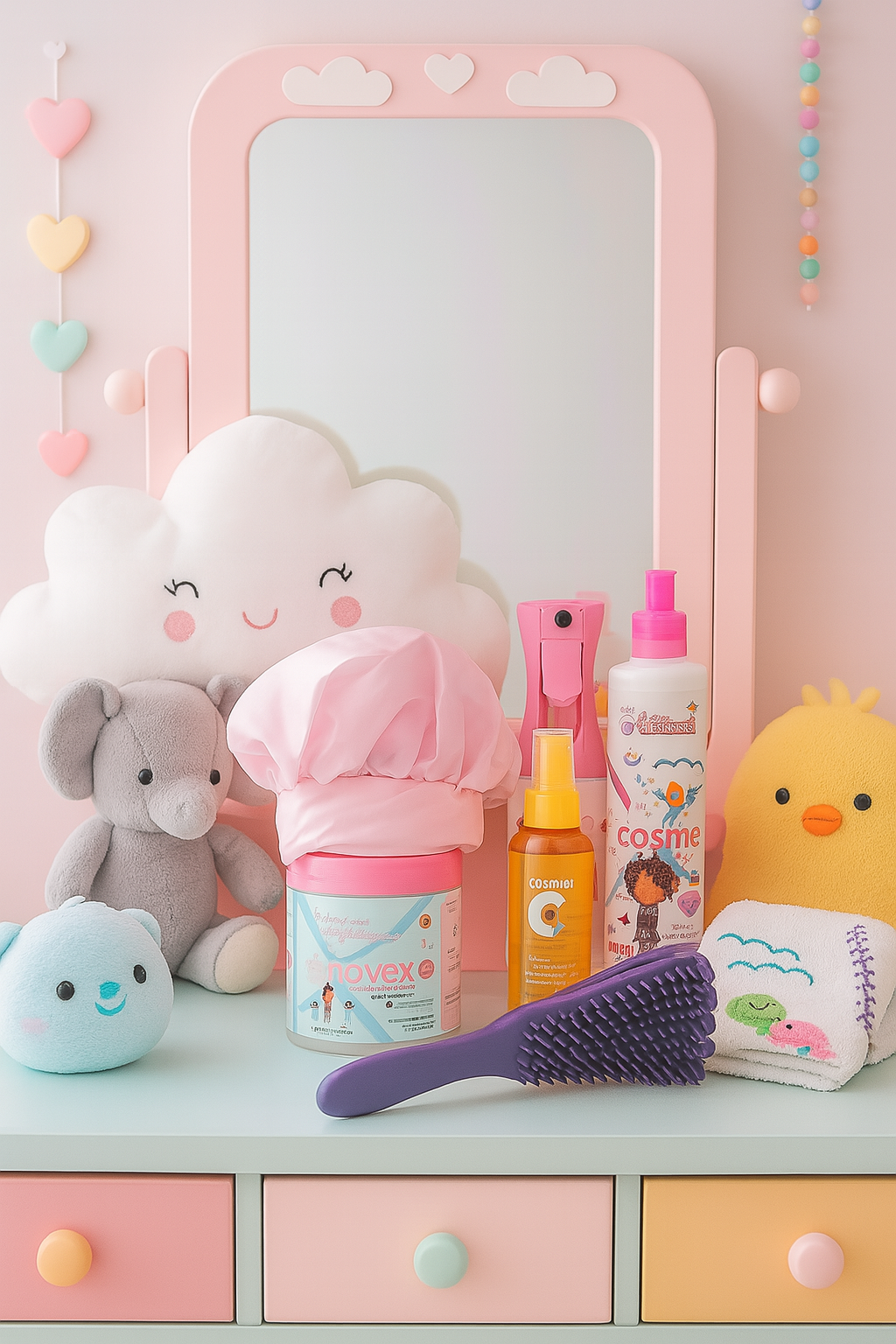 🌈 Kit Infantil para el definición de Rizos🌈