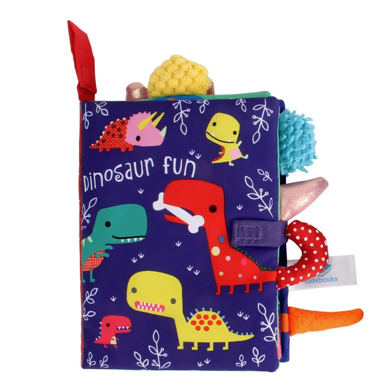 Juguete de Estimulación Temprana para Bebé, Libro de Tela, Sonido, Puzzle, Sonajero, Interacción Padres e Hijos, 0 Meses-36 Meses