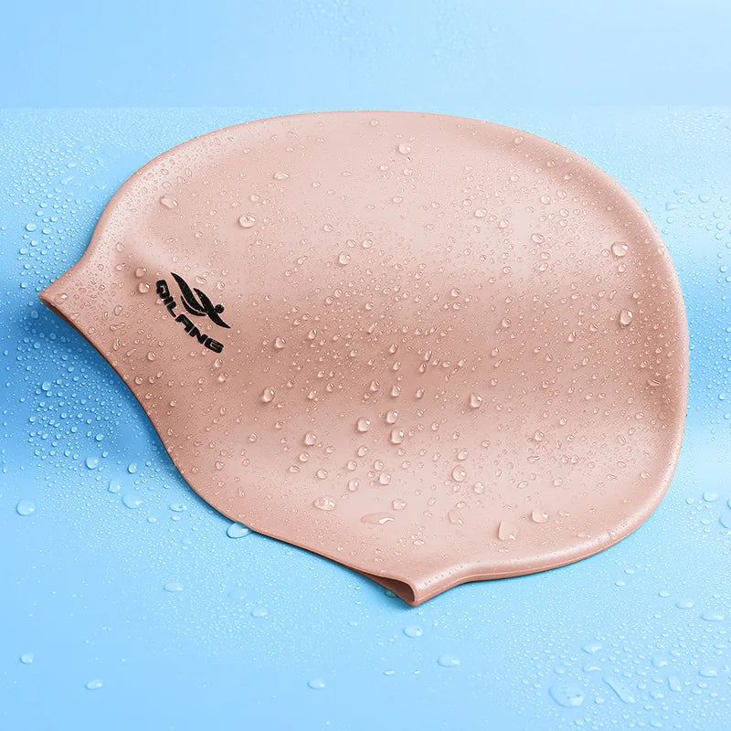 Gorro de natación de silicona impermeable para adultos y niños, protectores auditivos de alta calidad, sin cabeza antiniebla