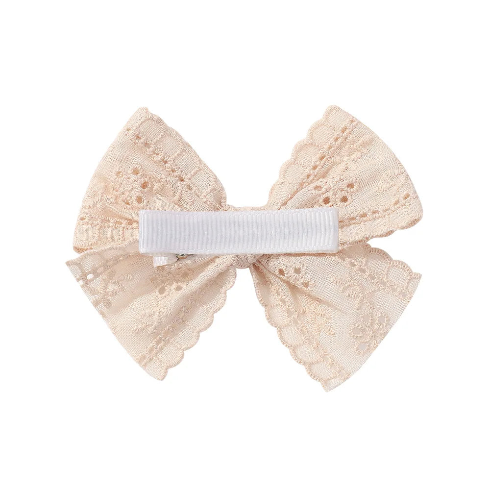 2 unids/set de pinzas para el cabello de bebé para niñas, lazos para el cabello de encaje de algodón, pasador para niños, horquillas completamente envueltas, horquillas para niños pequeños, accesorios para el cabello