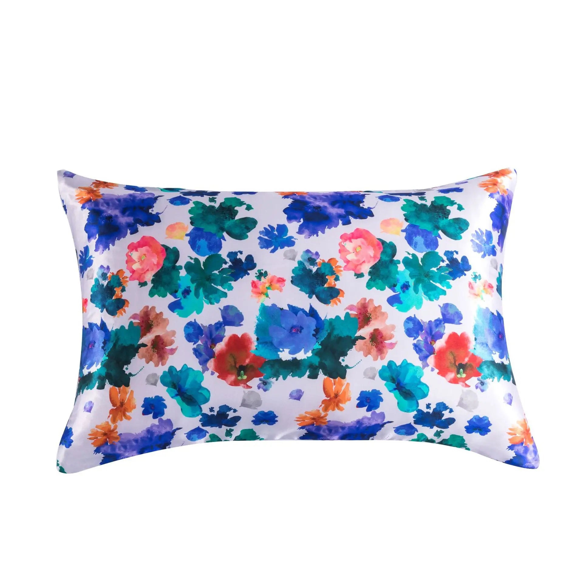 Funda de almohada de satén para pelo y piel, juego de 2 fundas de almohada con estampado de leopardo gris, fundas de almohada de satén de seda con cierre de sobre