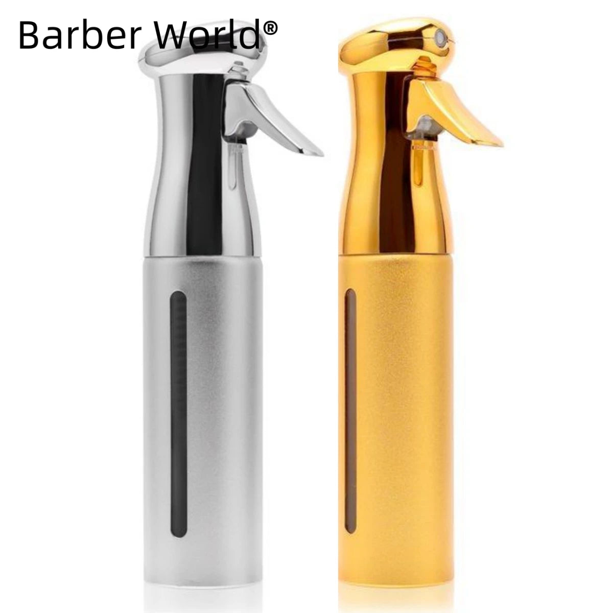Botella de Spray de salón de 300ML, pulverizador continuo de niebla fina, bote de agua en Aerosol brillante, frasco de belleza para Estilismo