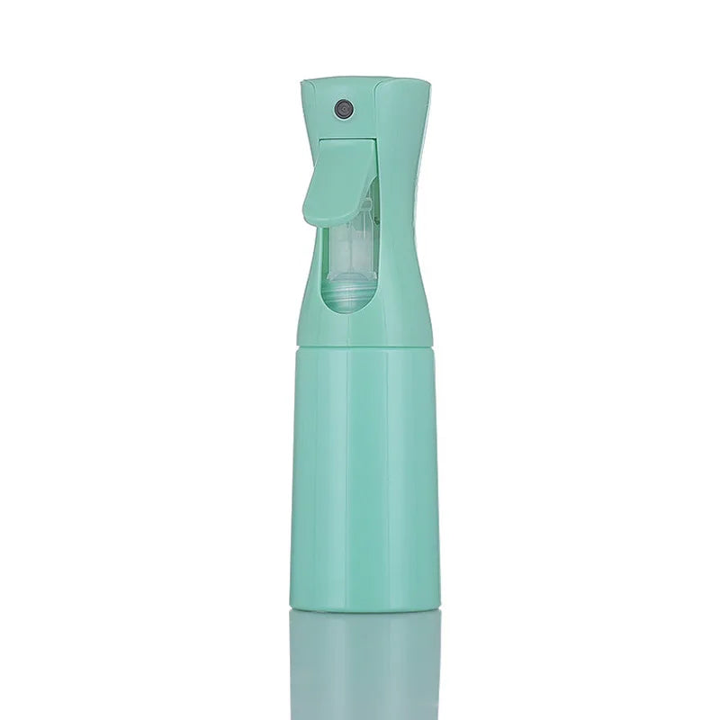 Botella recargable con pulverizador continuo de 200/300/500ml para botella, producto para peinar el cabello rizado, planta, peluquero, botella pulverizadora de niebla fina