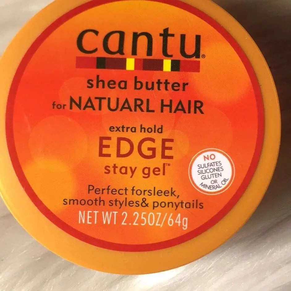 Cantu Edge Control StayGel Champú Acondicionador crema rizadora de Coco para rizos naturales ondas con mantequilla de karité hidratante