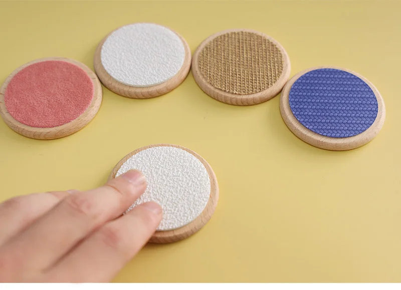 Juguetes sensoriales Montessori para niños, tablero táctil, juego a juego, clasificación táctil, cognición de Color, entrenamiento de memoria, juguetes para niños