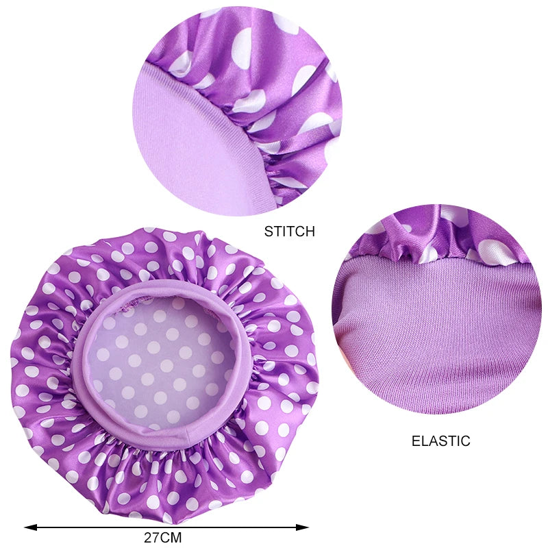 Gorro de dormir con estampado para niños, turbante africano para el cuidado del cabello, gorro para dormir, gorro de ducha para niños y niñas, gorro para dormir de noche