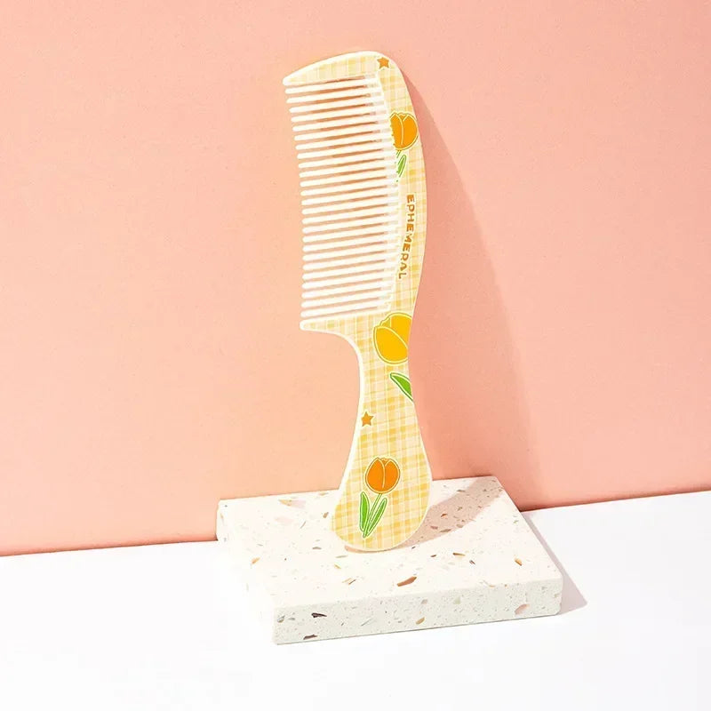 Cepillo de pelo portátil sin enredos para bebé, herramientas para el cuidado de la salud, peines para niños, lindo Conejo, oso, peine para niños, accesorios para niñas