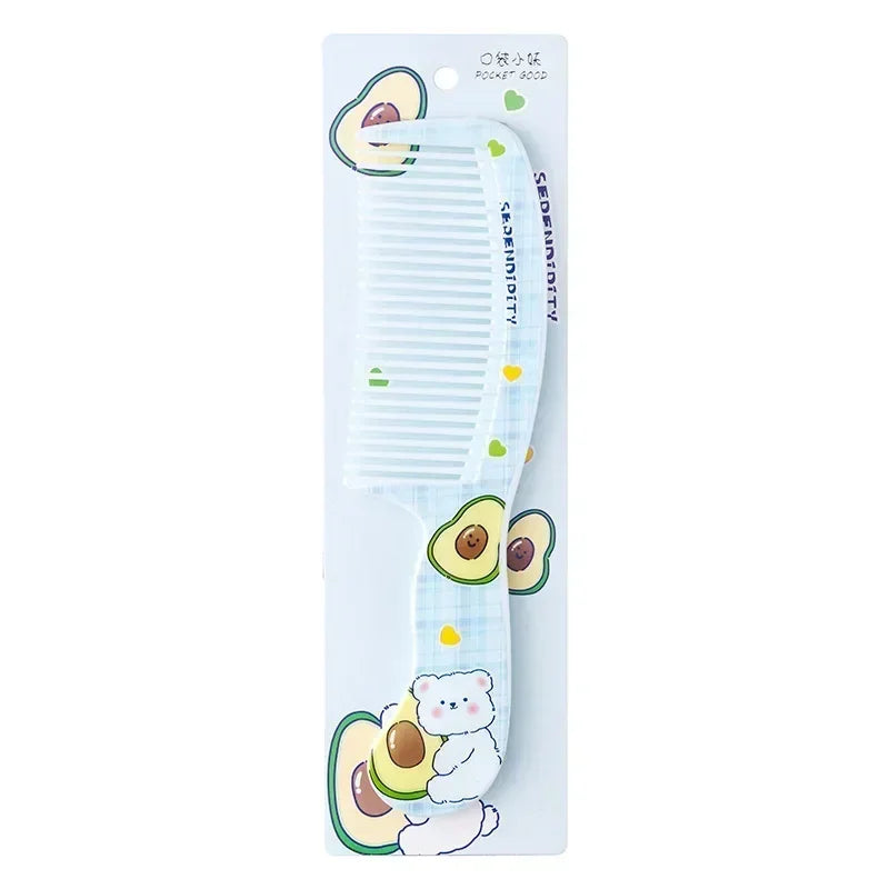 Cepillo de pelo portátil sin enredos para bebé, herramientas para el cuidado de la salud, peines para niños, lindo Conejo, oso, peine para niños, accesorios para niñas