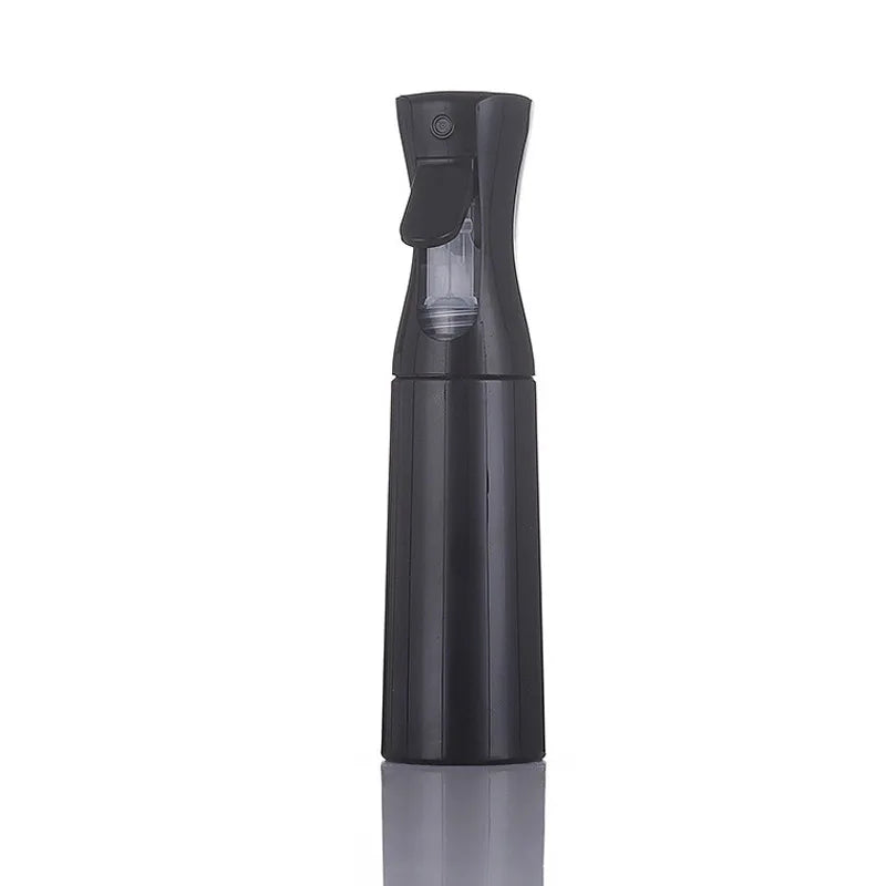 Botella recargable con pulverizador continuo de 200/300/500ml para botella, producto para peinar el cabello rizado, planta, peluquero, botella pulverizadora de niebla fina
