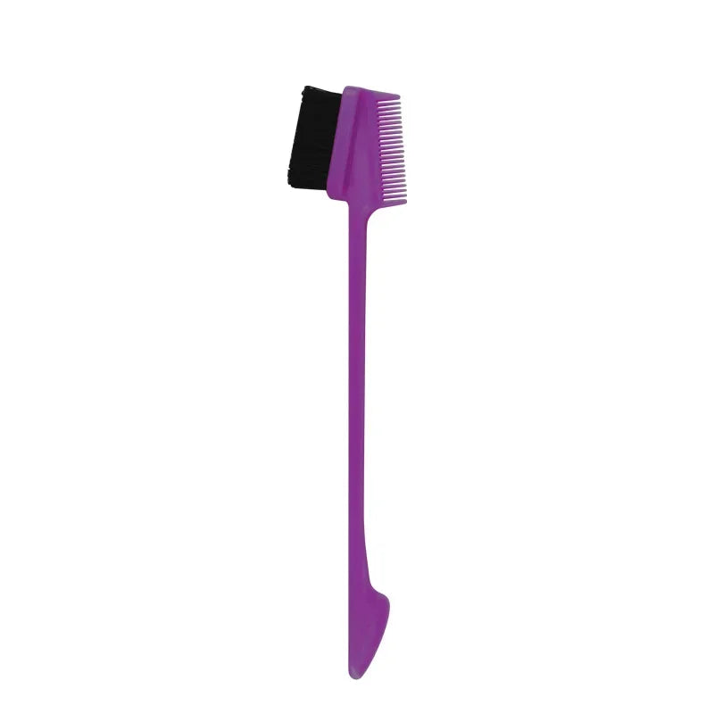 Proveedor de peine de cepillo de borde, cepillo de Control de bordes 3 en 1 de doble cara para peluquería de bebé, cepillos de peine, herramientas de belleza