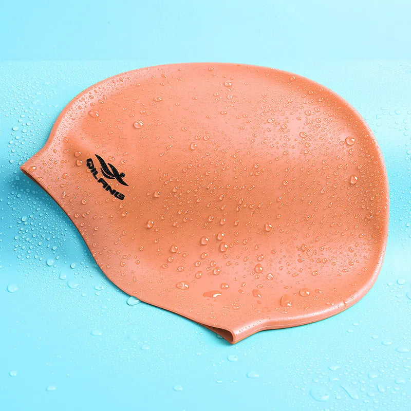 Gorro de natación de silicona impermeable para adultos y niños, protectores auditivos de alta calidad, sin cabeza antiniebla