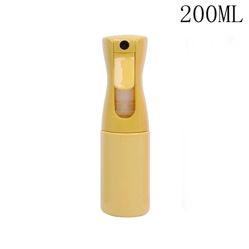 Botella pulverizadora de 200/300ml, lata de agua para plantas de jardín, pulverizador de niebla continuo recargable, herramienta de salón de peluquería de plástico, colores dulces
