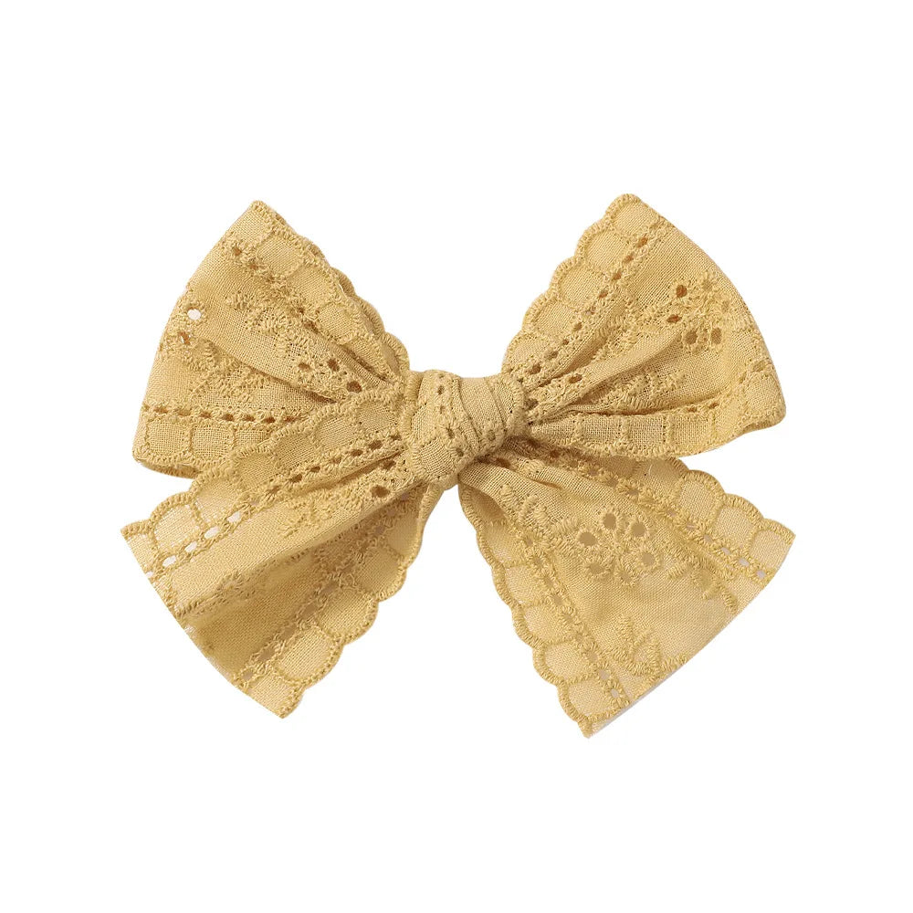 2 unids/set de pinzas para el cabello de bebé para niñas, lazos para el cabello de encaje de algodón, pasador para niños, horquillas completamente envueltas, horquillas para niños pequeños, accesorios para el cabello