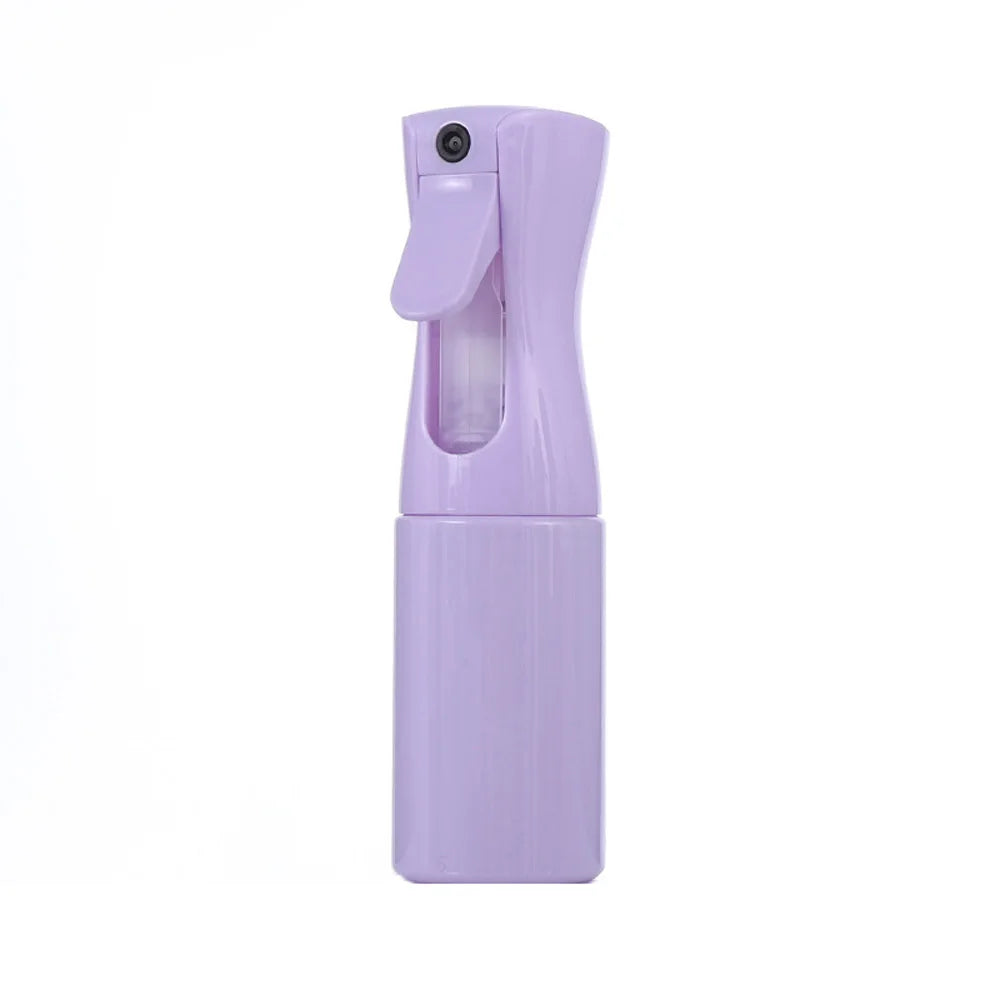 Botella de plástico de alta presión con capacidad de 200ml y 300ml, regadera continua para estilista de cabello y peluquería