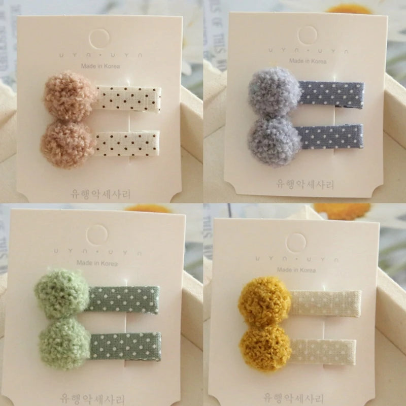 Pinzas para el pelo para niños, tocados hechos a mano, accesorios para el cabello de bebé, lazos de Clip de tela de cobertura completa para niñas