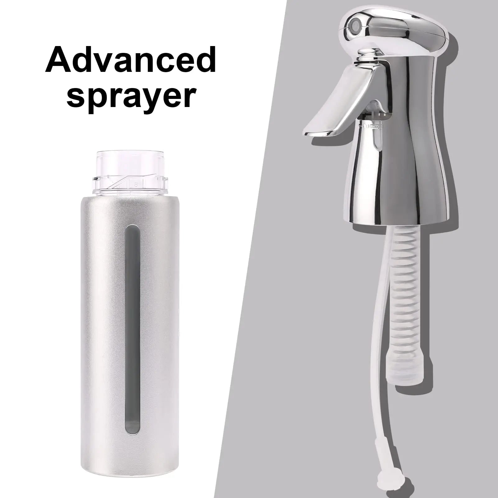 Botella de Spray de salón de 300ML, pulverizador continuo de niebla fina, bote de agua en Aerosol brillante, frasco de belleza para Estilismo