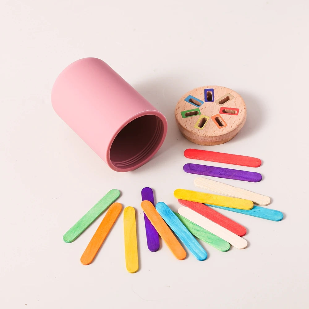 Juguetes Montessori para bebés, juguetes educativos de silicona, juguetes cognitivos, cubo a juego de colores, juguetes para niños pequeños, juego con sensores, juegos para bebés de 2 años