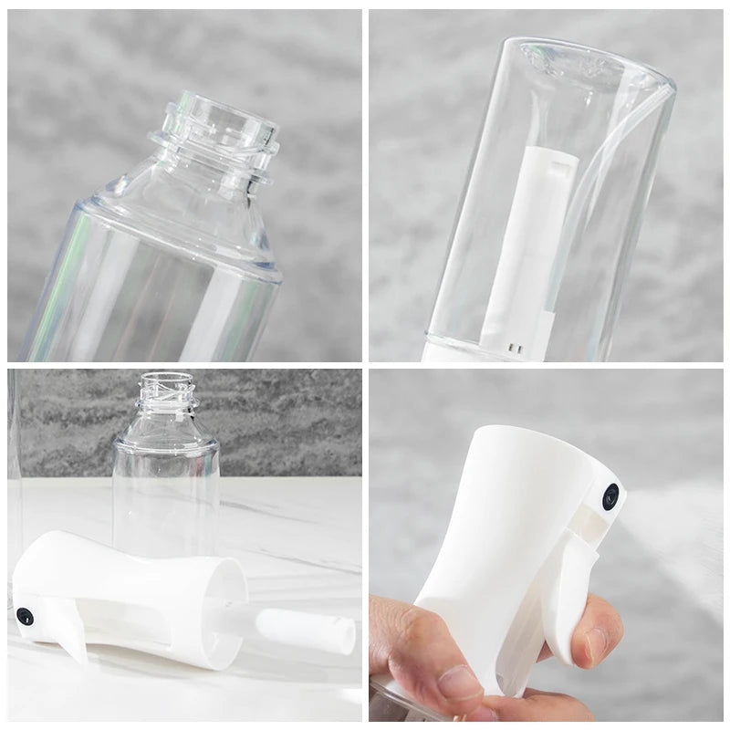 Botella pulverizadora de 200/300ml, lata de agua para plantas de jardín, pulverizador de niebla continuo recargable, herramienta de salón de peluquería de plástico, colores dulces