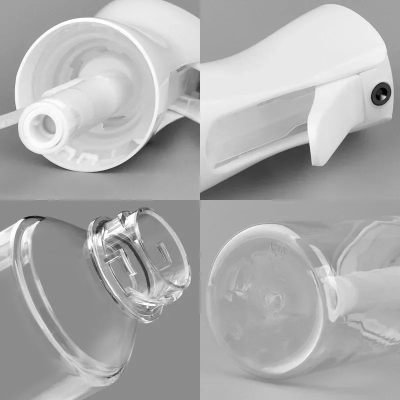 Botellas de pulverización de alta presión de 200/300/500ml, botellas recargables, cuidado continuo, reposición de botella separada, botella de pulverización de niebla con prensa