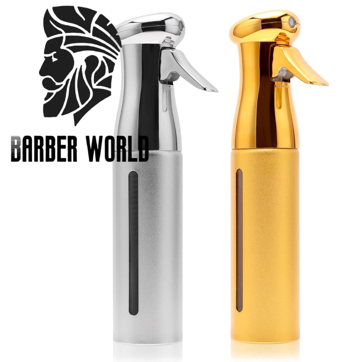Botella de Spray de salón de 300ML, pulverizador continuo de niebla fina, bote de agua en Aerosol brillante, frasco de belleza para Estilismo