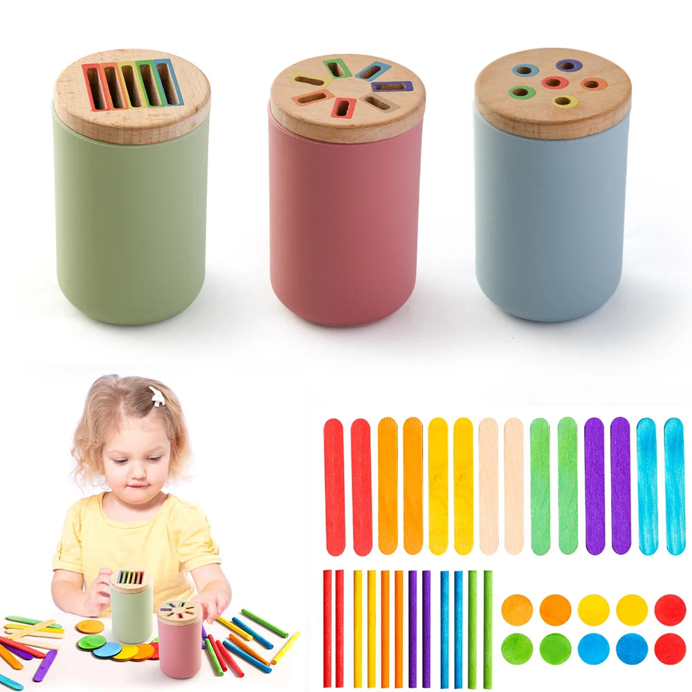 Juguetes Montessori para bebés, juguetes educativos de silicona, juguetes cognitivos, cubo a juego de colores, juguetes para niños pequeños, juego con sensores, juegos para bebés de 2 años