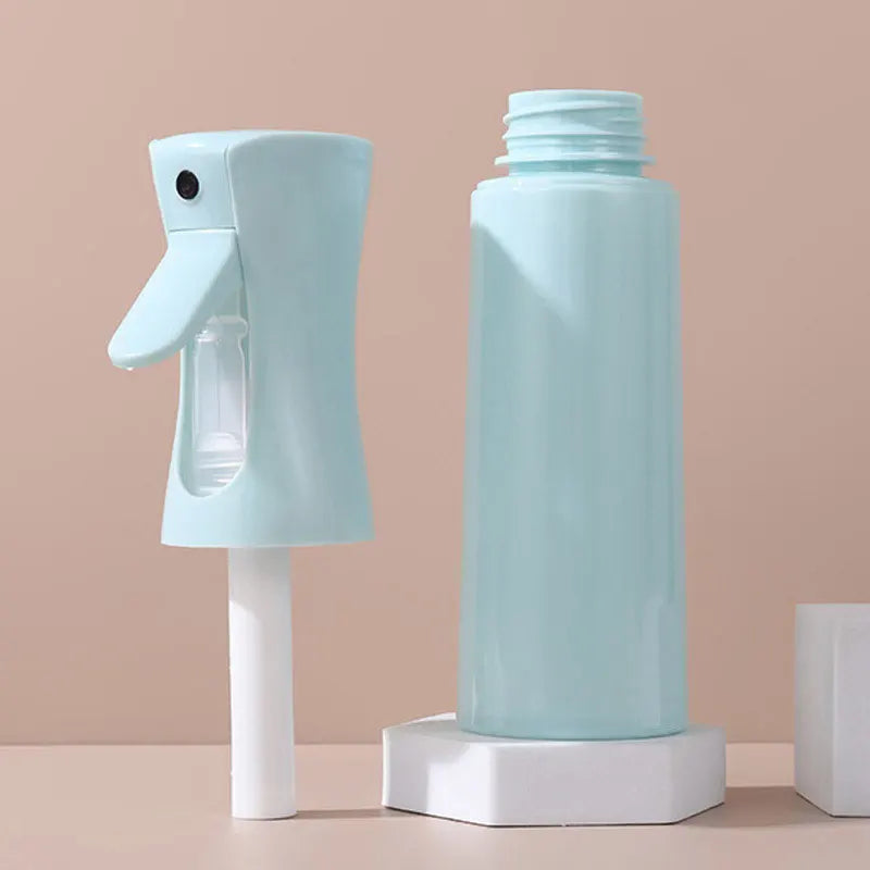 Botella recargable con pulverizador continuo de 200/300/500ml para botella, producto para peinar el cabello rizado, planta, peluquero, botella pulverizadora de niebla fina