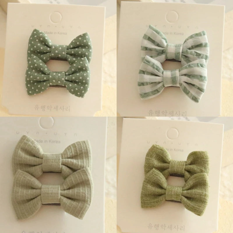 Pinzas para el pelo para niños, tocados hechos a mano, accesorios para el cabello de bebé, lazos de Clip de tela de cobertura completa para niñas