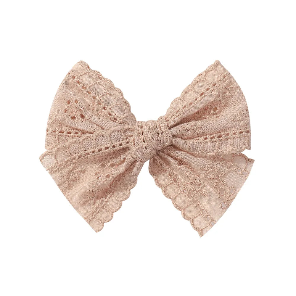 2 unids/set de pinzas para el cabello de bebé para niñas, lazos para el cabello de encaje de algodón, pasador para niños, horquillas completamente envueltas, horquillas para niños pequeños, accesorios para el cabello