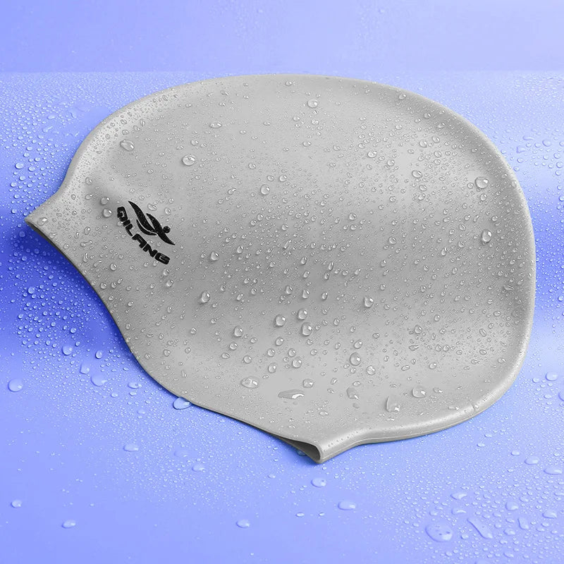 Gorro de natación de silicona impermeable para adultos y niños, protectores auditivos de alta calidad, sin cabeza antiniebla
