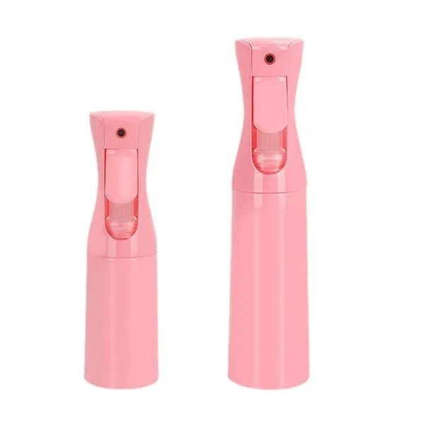 Botellas de pulverización de alta presión de 300ml, botellas recargables, regadera de niebla continua, pulverizadores de agua automáticos para salón de peluquero, nuevo 2025