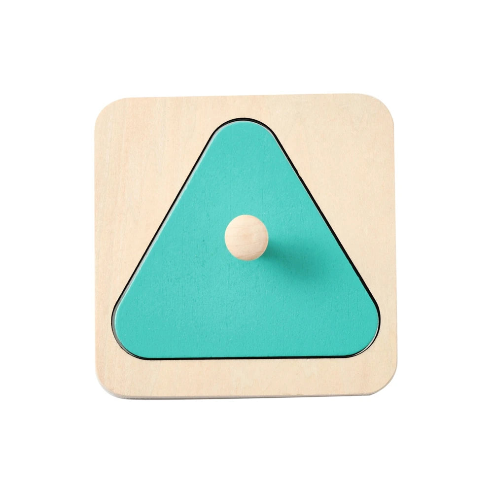 Rompecabezas de espejo Montessori para bebé, tablero ocupado, juguetes de madera, juguete sensorial educativo para edades tempranas, material didáctico preescolar