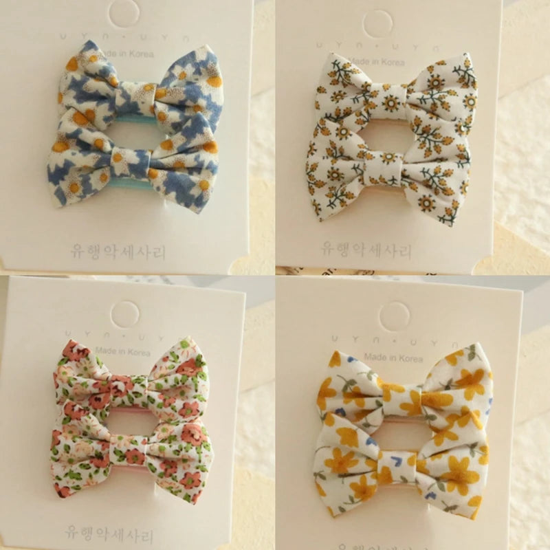 Pinzas para el pelo para niños, tocados hechos a mano, accesorios para el cabello de bebé, lazos de Clip de tela de cobertura completa para niñas