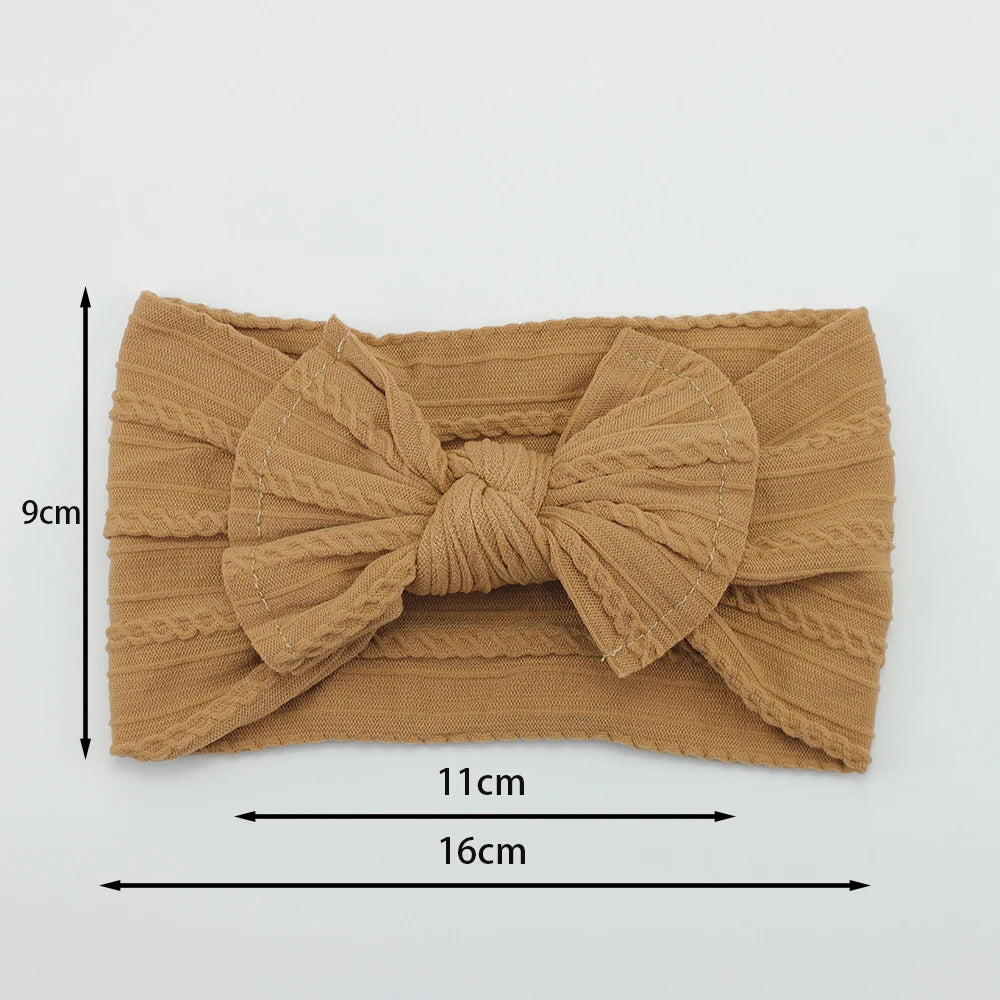 3 unids/set diademas para niña, lote de lazos, diadema para bebé, regalo para recién nacido, bandas elásticas para el cabello, turbante para niños, accesorios para el cabello infantil