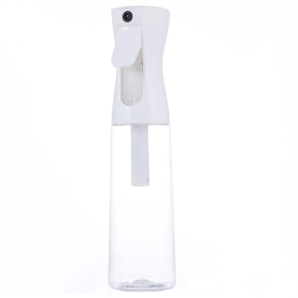 Botella de plástico de alta presión con capacidad de 200ml y 300ml, regadera continua para estilista de cabello y peluquería
