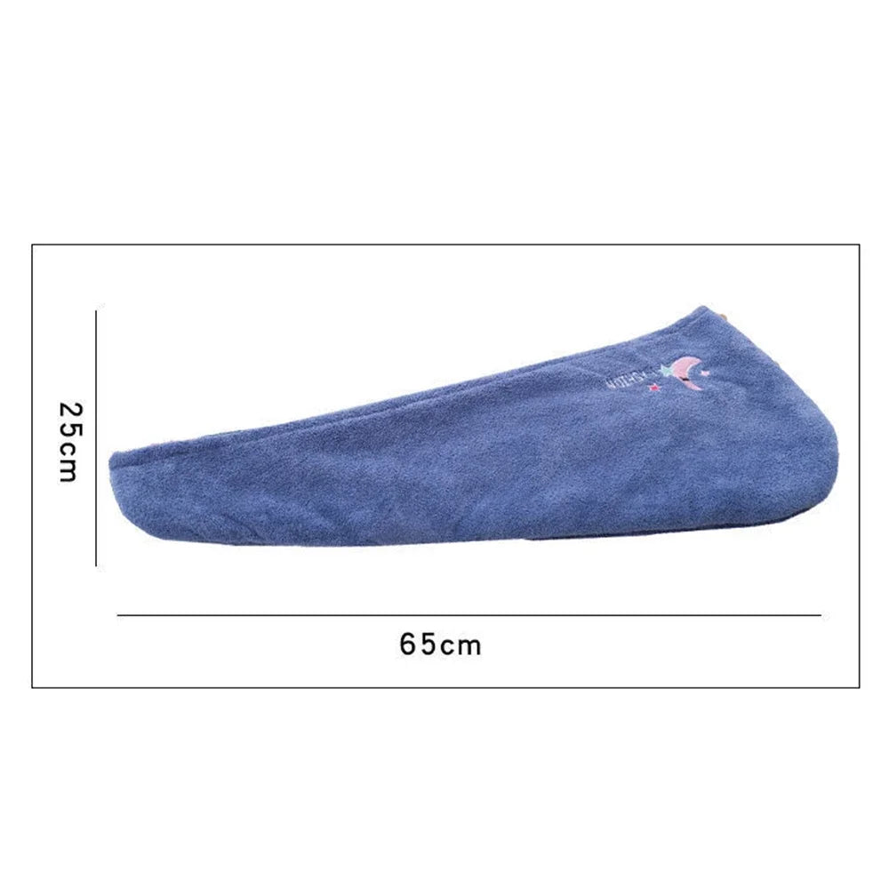 Toalla de secado rápido para el cabello, toallas de microfibra, toalla para el cabello seco Anti Frizz, toallas secas para el cabello de secado rápido para niñas, gorro de ducha de playa
