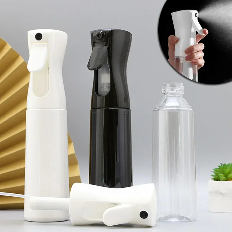 Botellas de pulverización de alta presión de 200/300/500ml, botellas recargables, cuidado continuo, reposición de botella separada, botella de pulverización de niebla con prensa