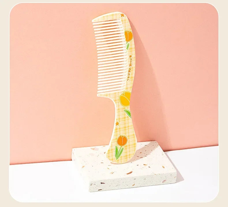 Cepillo de pelo portátil sin enredos para bebé, herramientas para el cuidado de la salud, peines para niños, lindo Conejo, oso, peine para niños, accesorios para niñas