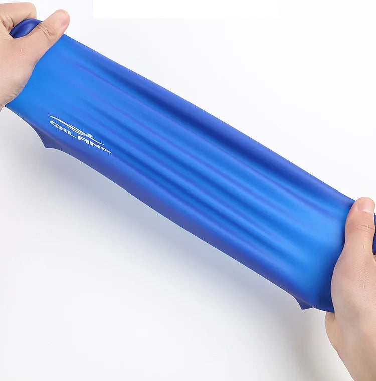 Gorro de natación de silicona impermeable para adultos y niños, protectores auditivos de alta calidad, sin cabeza antiniebla
