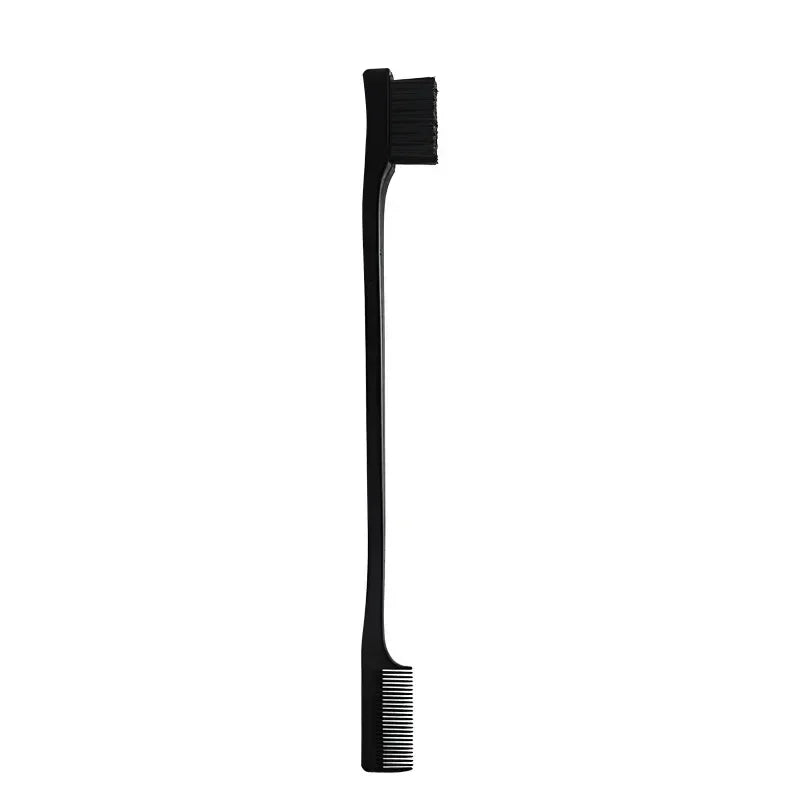 Proveedor de peine de cepillo de borde, cepillo de Control de bordes 3 en 1 de doble cara para peluquería de bebé, cepillos de peine, herramientas de belleza