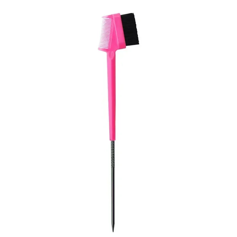 Proveedor de peine de cepillo de borde, cepillo de Control de bordes 3 en 1 de doble cara para peluquería de bebé, cepillos de peine, herramientas de belleza