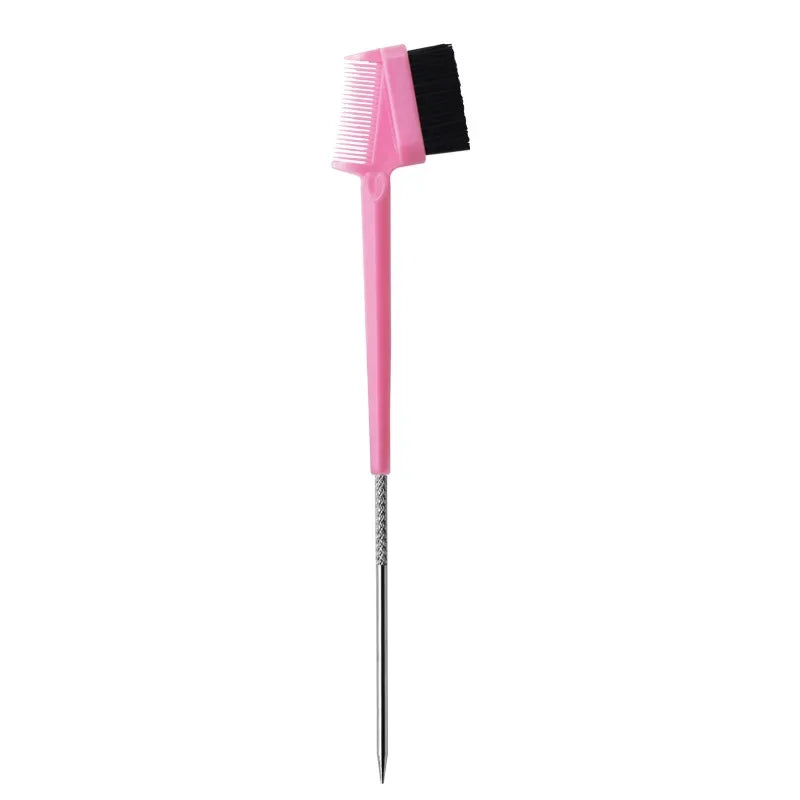 Proveedor de peine de cepillo de borde, cepillo de Control de bordes 3 en 1 de doble cara para peluquería de bebé, cepillos de peine, herramientas de belleza