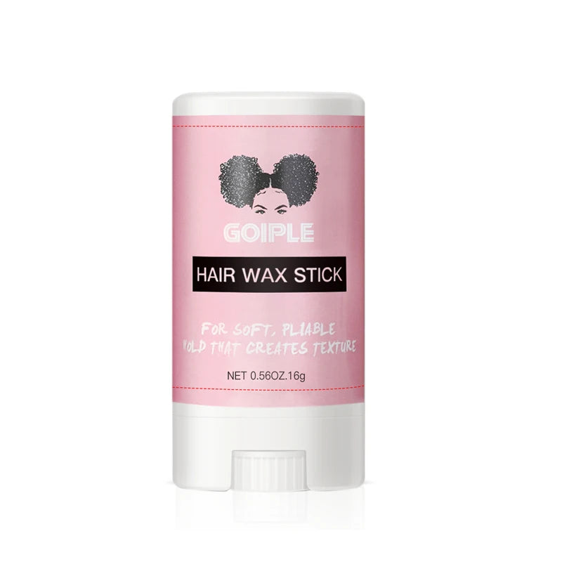 Barra de cera para peluca suave, juego de cepillos para el cabello liso, cera de peinado de larga duración, pomada, cepillo de Control de bordes, doman los pelos de bebé
