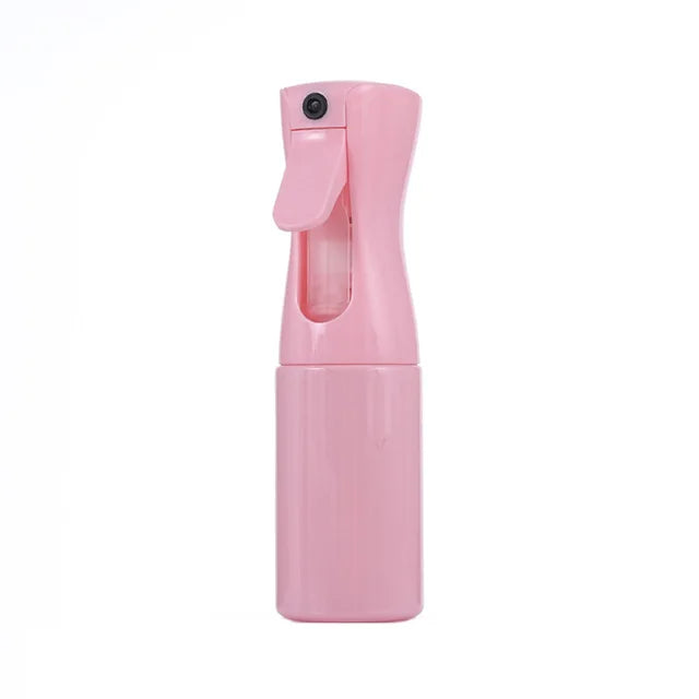 Botella de plástico de alta presión con capacidad de 200ml y 300ml, regadera continua para estilista de cabello y peluquería