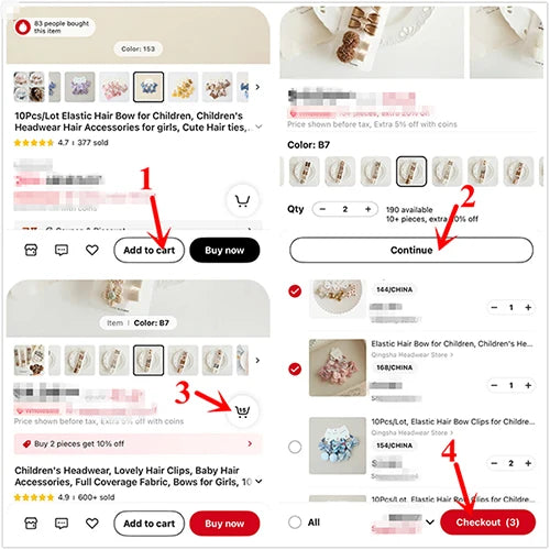 Pinzas para el pelo para niños, tocados hechos a mano, accesorios para el cabello de bebé, lazos de Clip de tela de cobertura completa para niñas