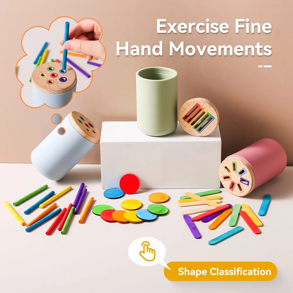 Juguetes Montessori para bebés, juguetes educativos de silicona, juguetes cognitivos, cubo a juego de colores, juguetes para niños pequeños, juego con sensores, juegos para bebés de 2 años
