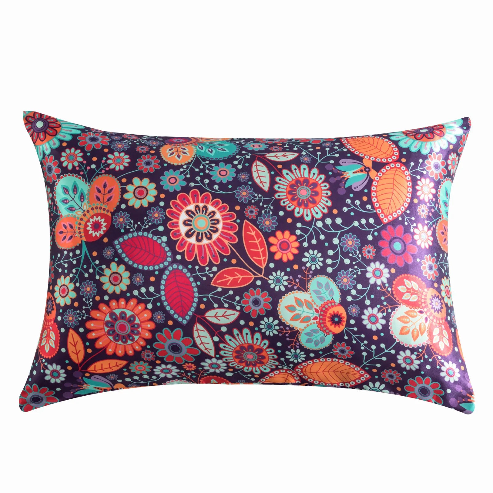 Funda de almohada de satén para pelo y piel, juego de 2 fundas de almohada con estampado de leopardo gris, fundas de almohada de satén de seda con cierre de sobre