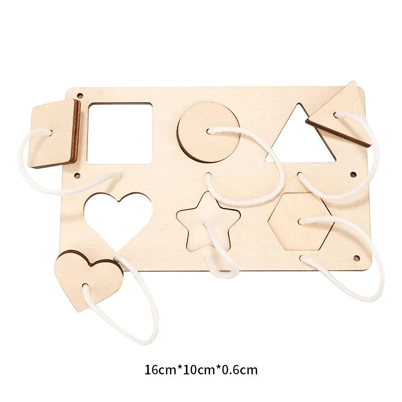 Accesorios de tablero ocupado, pieza de juguete DIY, juguetes de madera, cerraduras de Metal, hebilla de cuero, juegos educativos Montessori, desarrollo intelectual