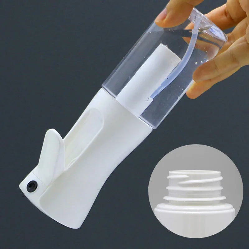 Botella recargable con pulverizador continuo de 200/300/500ml para botella, producto para peinar el cabello rizado, planta, peluquero, botella pulverizadora de niebla fina