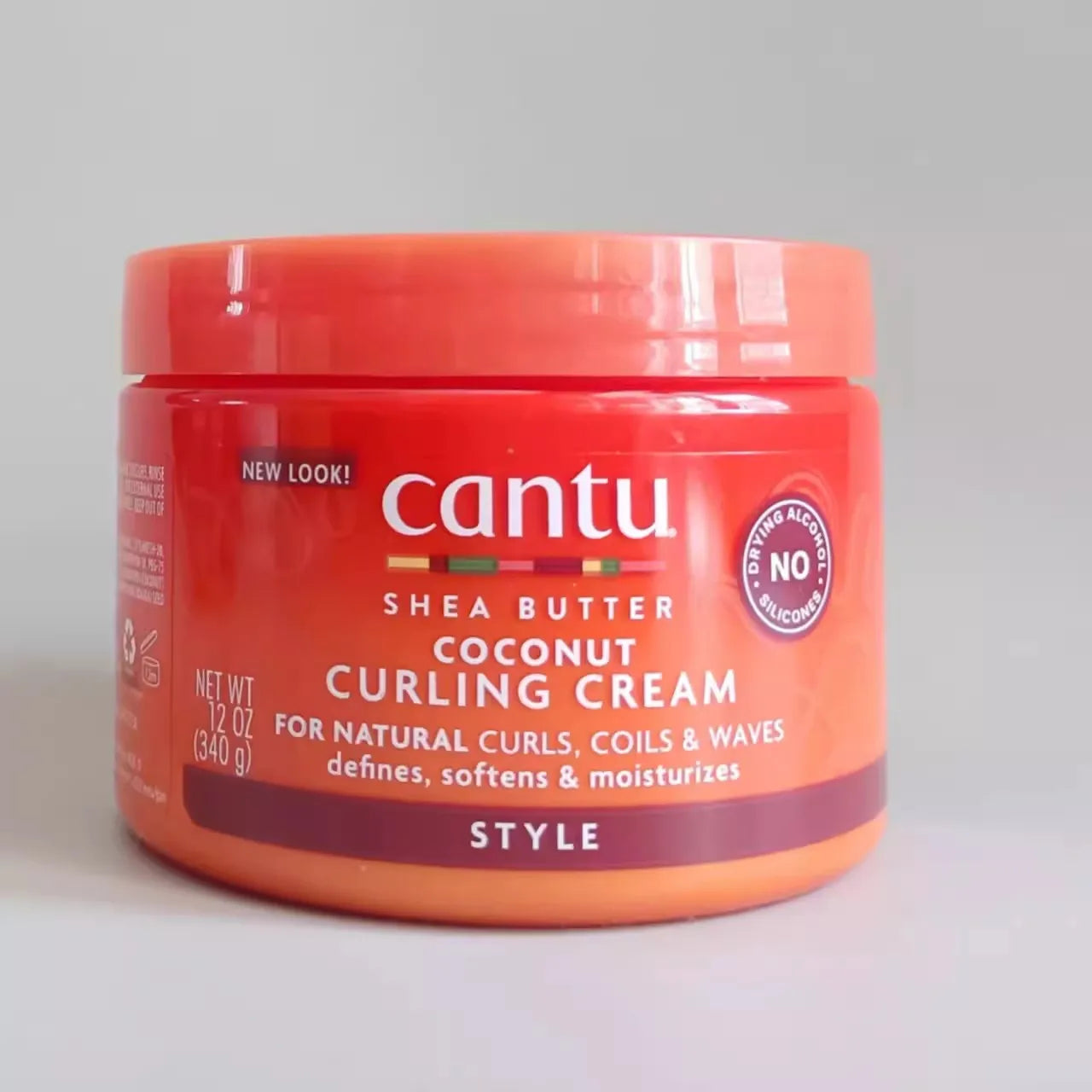 Cantu Edge Control StayGel Champú Acondicionador crema rizadora de Coco para rizos naturales ondas con mantequilla de karité hidratante